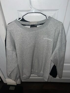Alphalete Heather Gray Pullover Crewneck